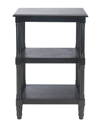 Safavieh Couture Cassie 3 Shelf Accent Table In Black