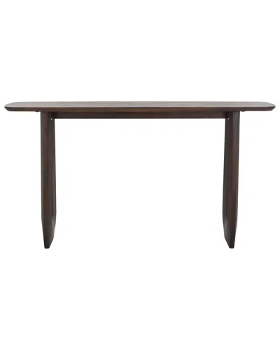 Safavieh Couture Cassiette Wood Console Table In Brown