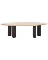 Safavieh Couture Celestyn Travertine Top Coffee Table
