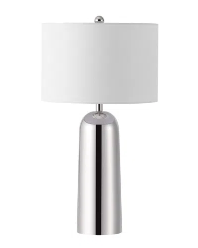 Safavieh Couture Chadric Travertine Lamp In Metallic