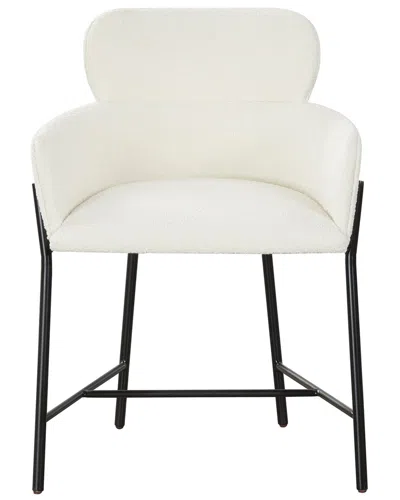 Safavieh Couture Charlize Boucle Dining Chair In Blue