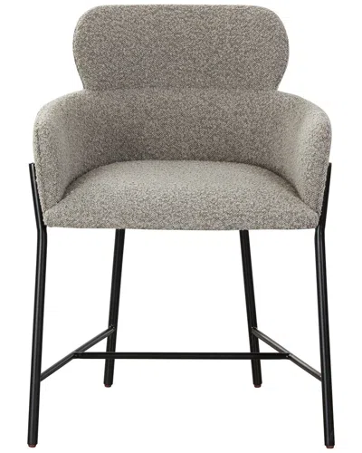 Safavieh Couture Charlize Boucle Dining Chair In Brown