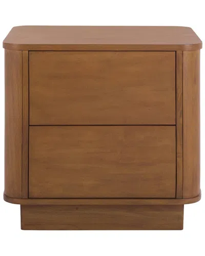 Safavieh Couture Chrysandra 2-drawer Nightstand In Brown