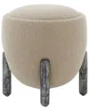 Safavieh Couture Clarabella Upholstered Ottoman