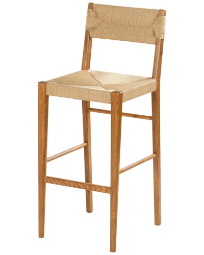 Safavieh Couture Cody Rattan Barstool In Brown