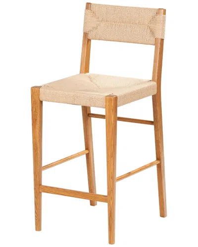 Safavieh Couture Cody Rattan Counter Stool In Multi