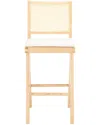 Safavieh Couture Colette Rattan Barstool In Brown