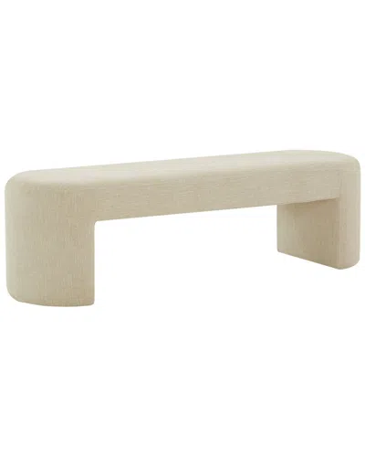 Safavieh Couture Dallyce Upholstered Bench In White