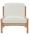 Safavieh Couture Damalie Boucle Accent Chair In White
