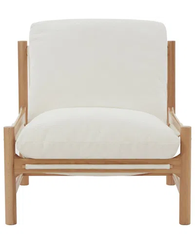 Safavieh Couture Damalie Boucle Accent Chair In White