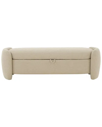 Safavieh Couture Danianna Boucle Bench In Brown