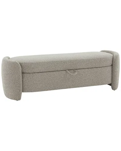 Safavieh Couture Danianna Boucle Bench In Brown