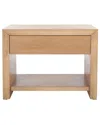 Safavieh Couture Darnell Wood 1-drawer Nightstand In Brown