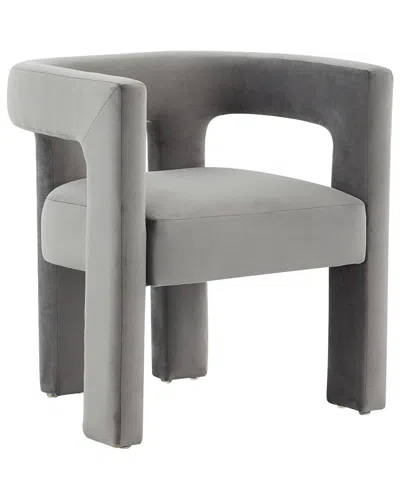 Safavieh Couture Deandre Contemporary Accent Chair In Slate