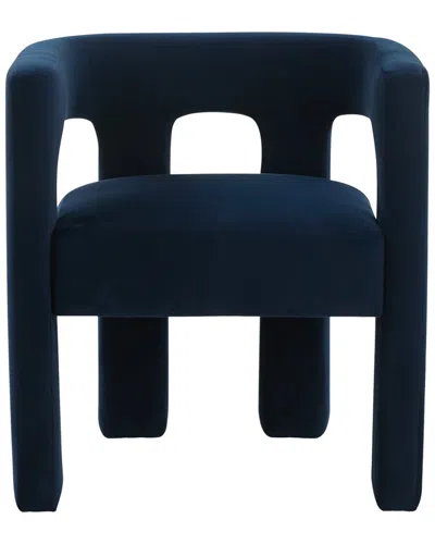 Safavieh Couture Deandre Contemporary Chair In Blue