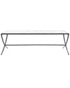Safavieh Couture Debbie Rectangle Metal Coffee Table