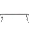 Safavieh Couture Debbie Rectangle Metal Coffee Table