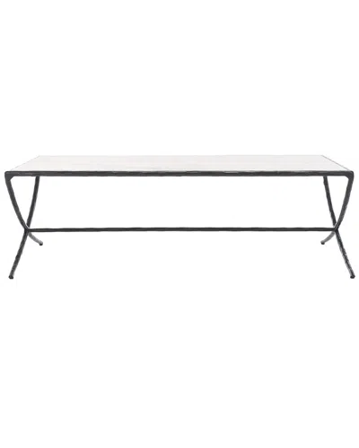 SAFAVIEH COUTURE SAFAVIEH COUTURE DEBBIE RECTANGLE METAL COFFEE TABLE