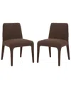 Safavieh Couture Derrick Boucle Dining Chair In Brown