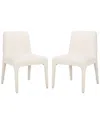 Safavieh Couture Derrick Boucle Dining Chair In White