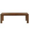 Safavieh Couture Desmond Extendable Wood Dining Table In Brown
