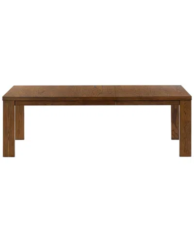 Safavieh Couture Desmond Extendable Wood Dining Table In Brown