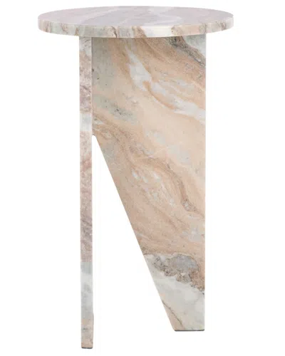 SAFAVIEH COUTURE SAFAVIEH COUTURE DEVLIN MARBLE DRINK TABLE