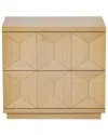 Safavieh Couture Deziree Wood 2 Drawer Nightstand In Brown