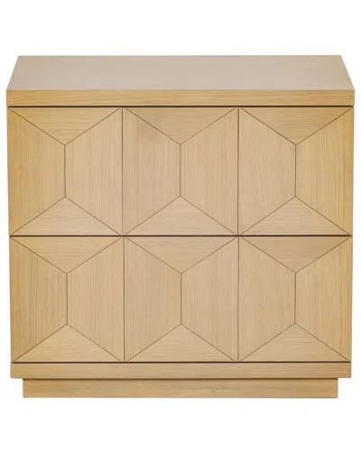 Safavieh Couture Deziree Wood 2 Drawer Nightstand In Brown