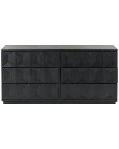 SAFAVIEH COUTURE SAFAVIEH COUTURE DEZIREE WOOD 6 DRAWER DRESSER