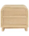 Safavieh Couture Dinah 2 Drawer Wood Nightstand In Brown