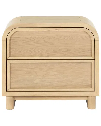 Safavieh Couture Dinah 2 Drawer Wood Nightstand In Brown