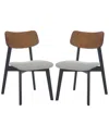 Safavieh Couture Divya Wood Dining Chair In Multi