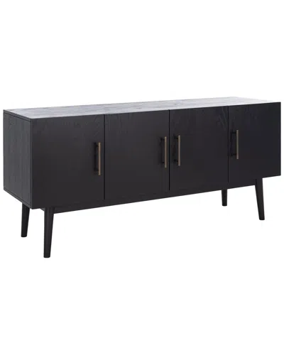 Safavieh Couture Doderick Mid-century Media Stand In Black
