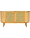 SAFAVIEH COUTURE SAFAVIEH COUTURE DOLLY CANE AND WOOD SIDEBOARD