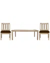 Safavieh Couture Dominica Outdoor Dining Chair In Brown
