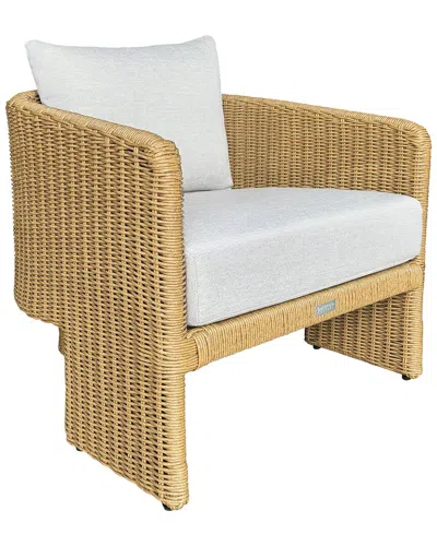 Safavieh Couture Donya Wicker Patio Chair In Multi