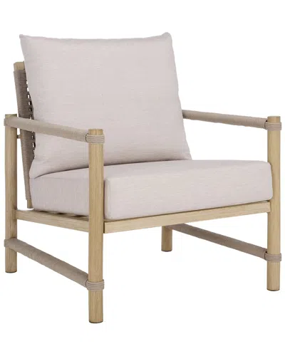 Safavieh Couture Dorianna Aluminum Patio Chair In Brown