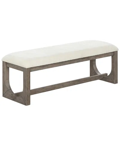 Safavieh Couture Doriella Wood Bench In Brown