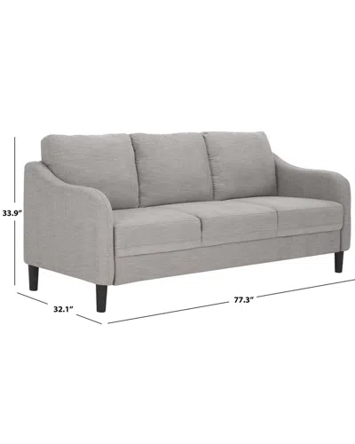 Safavieh Couture Edalynn Modern 3-seater Sofa In Gray