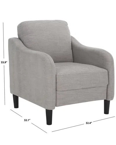 Safavieh Couture Edalynn Modern Accent Chair In Gray