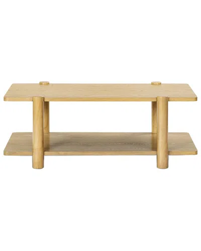 Safavieh Couture Edisyn 2-shelf Wood Coffee Table In Brown