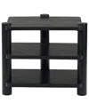 Safavieh Couture Edisyn 3-shelf Wood Accent Table In Black