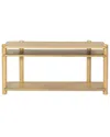 Safavieh Couture Edisyn Wood Console Table In Brown