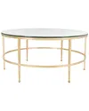 Safavieh Couture Edmund Cocktail Table In Gold
