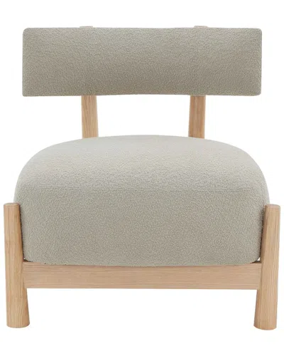 Safavieh Couture Edwardina Boucle Accent Chair In Brown