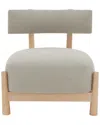 Safavieh Couture Edwardina Boucle Accent Chair In Brown
