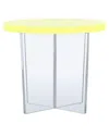 Safavieh Couture Edwards Acrylic Accent Table In Pink