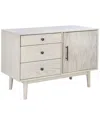 Safavieh Couture Elissa Mid-century Small Media Stand In White