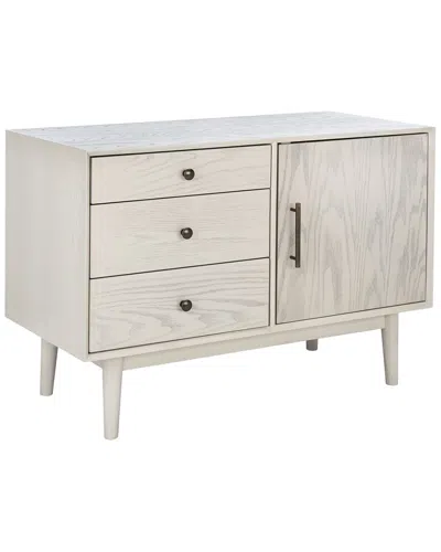 Safavieh Couture Elissa Mid-century Small Media Stand In White